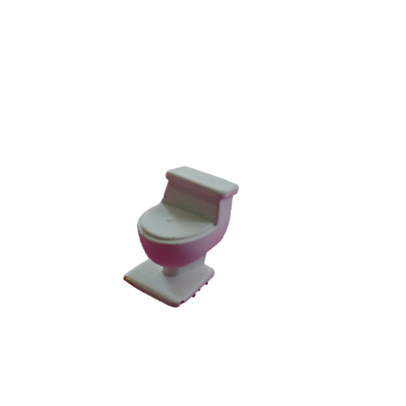 گیفت توالت سه بعدی | نمونه خام توالت