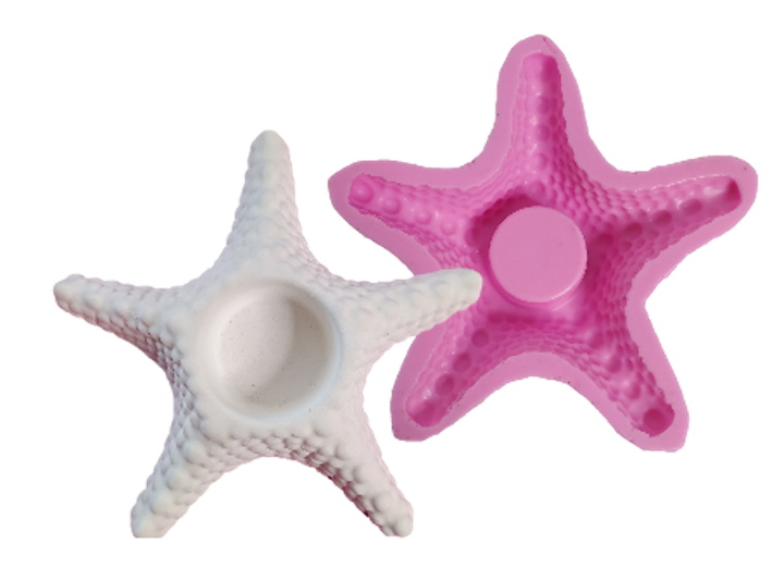 قالب سیلیکونی ستاره دریایی | مولد سیلیکونی ستاره دریایی