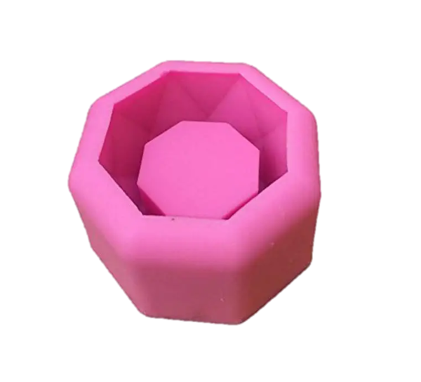 قالب سیلیکونی گلدان چند ضلعی | مولد گلدان چند ضلعی