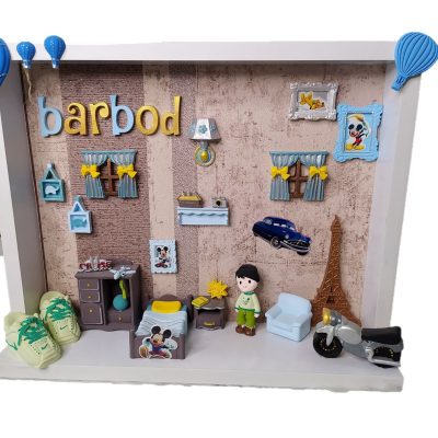 تابلو دکوراتیو | نمونه اتاق کودک | نمونه رنگ شده بالن