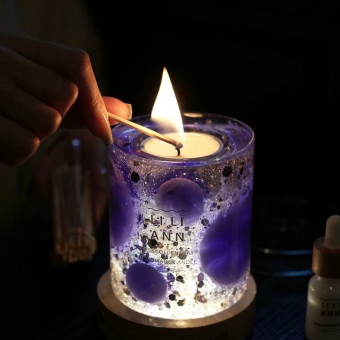 زمان سوختن شمع